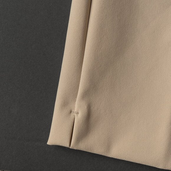 Rachel Zoe High Rise Slim Leg khaki Pant Slim Straight Minimal Office Trouser - Picture 9 of 9